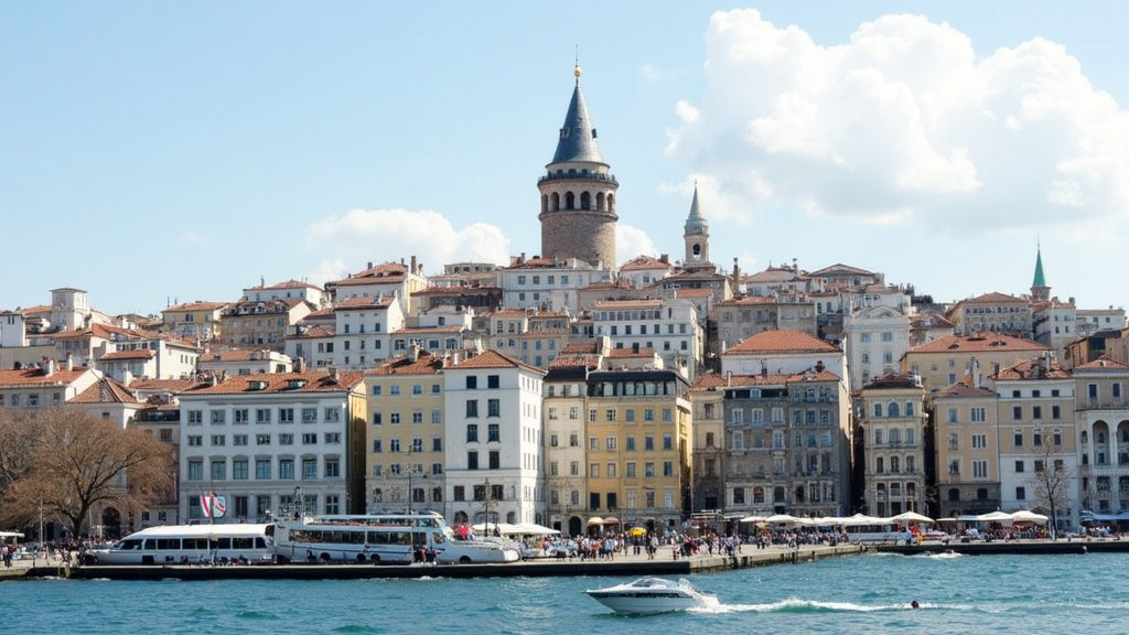 Plans d'accès à la Tour de Galata depuis les transports en commun d'Istanbul