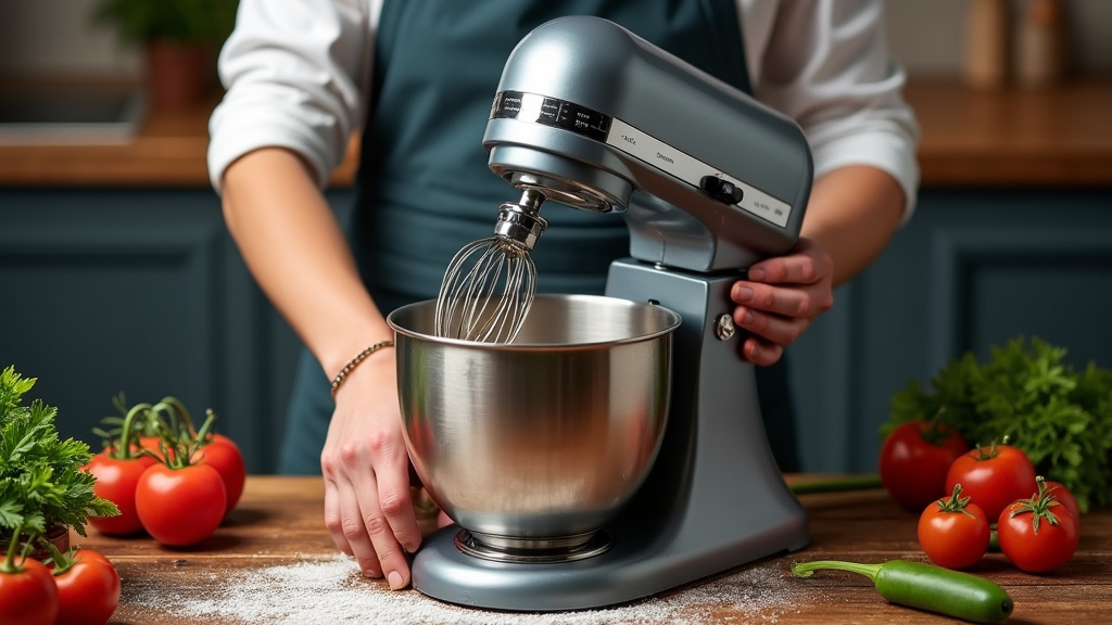 Ensemble d'accessoires pour mixeur plongeant : fouet, hachoir, bol gradué