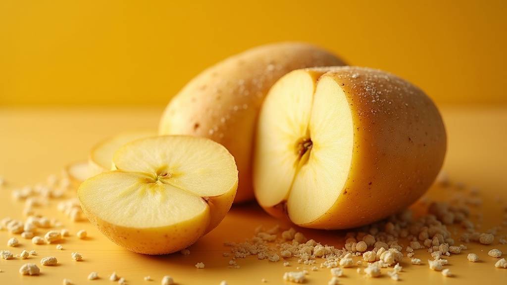 Assortiment de légumes et céréales sans gluten comme alternatives à la pomme de terre