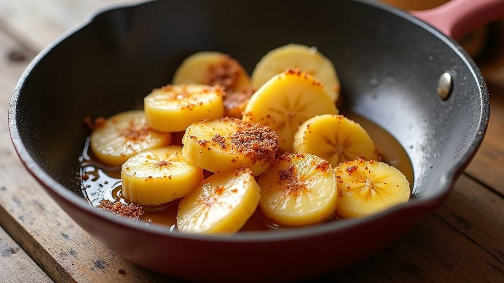 Ananas poêlé au caramel vanillé