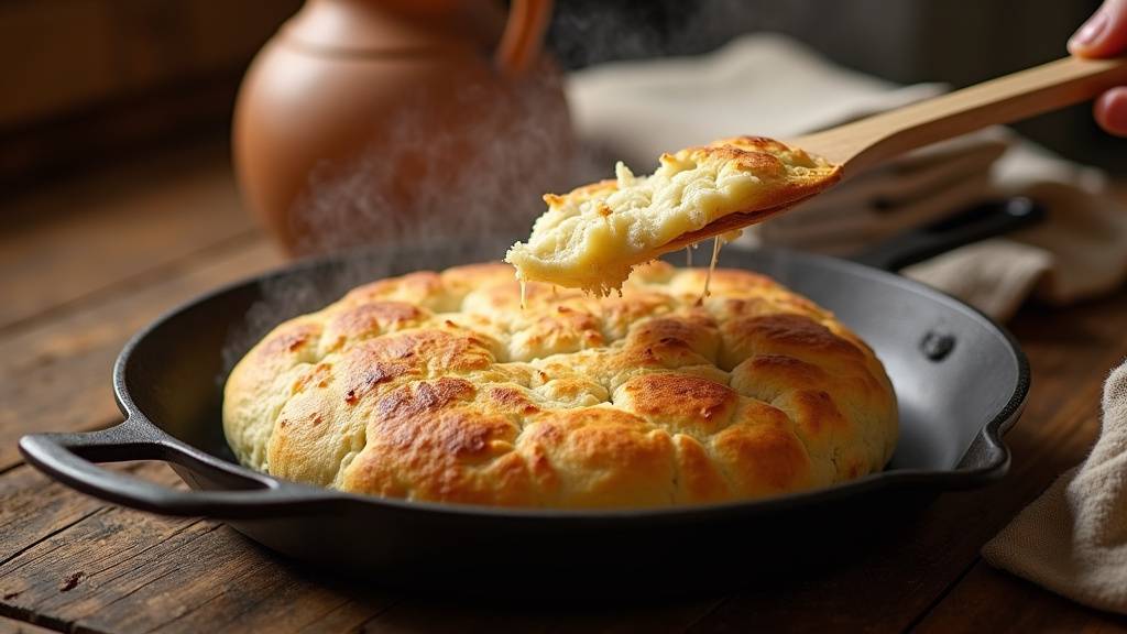 Bazlamas turcs moelleux sortant de la poêle, prêts à être dégustés