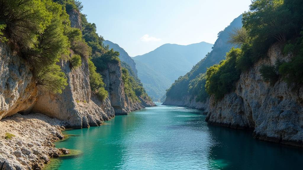 Paysage enchanteur de la Butterfly Valley
