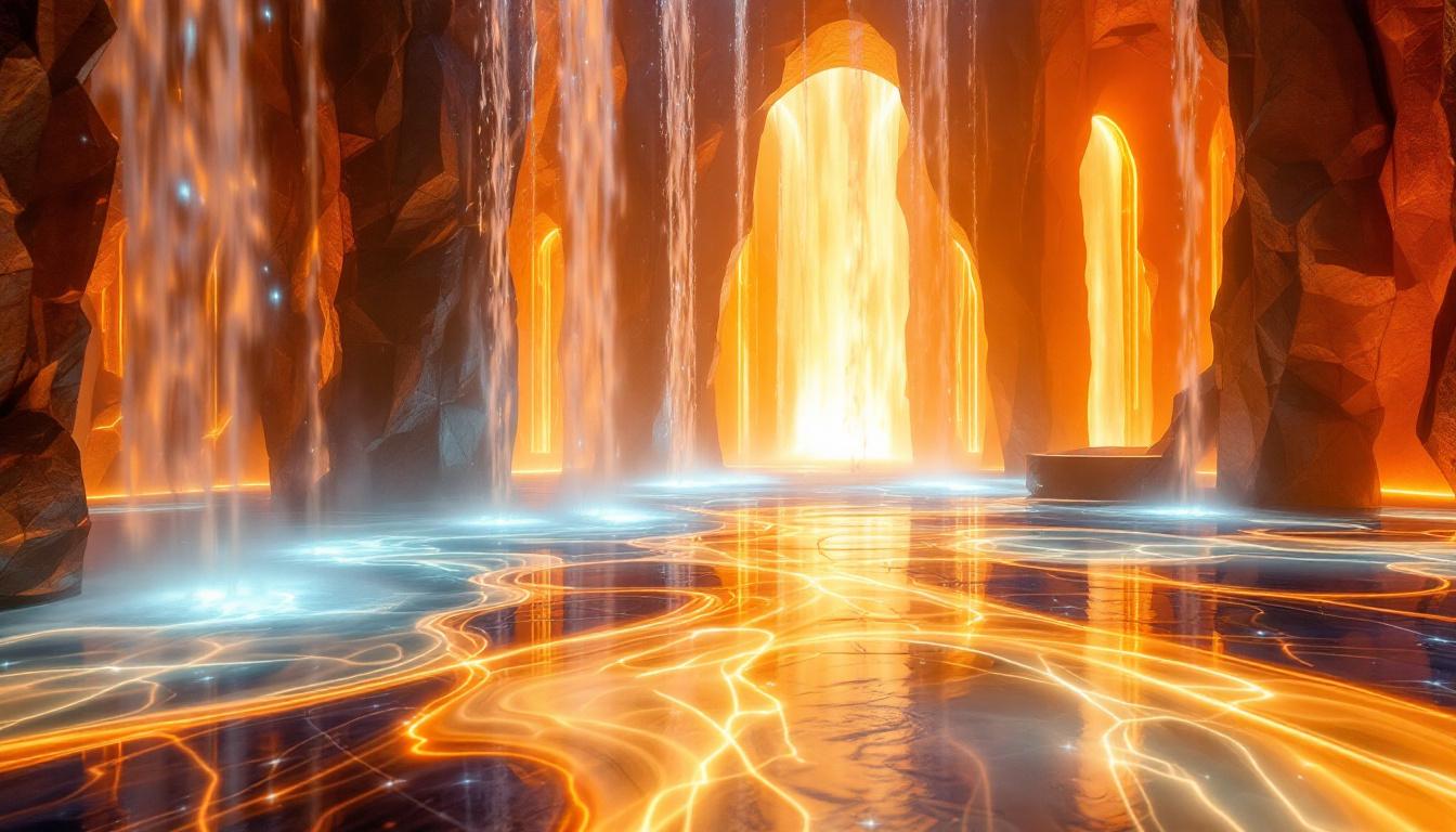 Cascade de Kurşunlu entourée de végétation luxuriante avec bassins turquoise