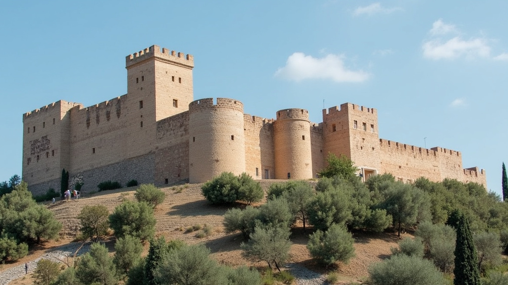 Château historique de Gaziantep surplombant la ville