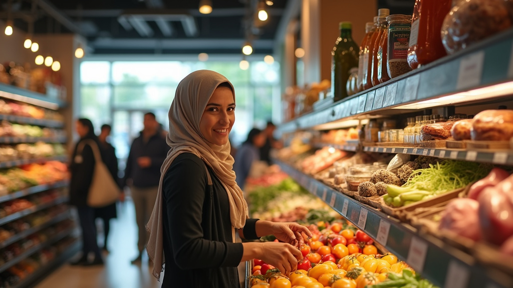 Livraison de courses halal à domicile