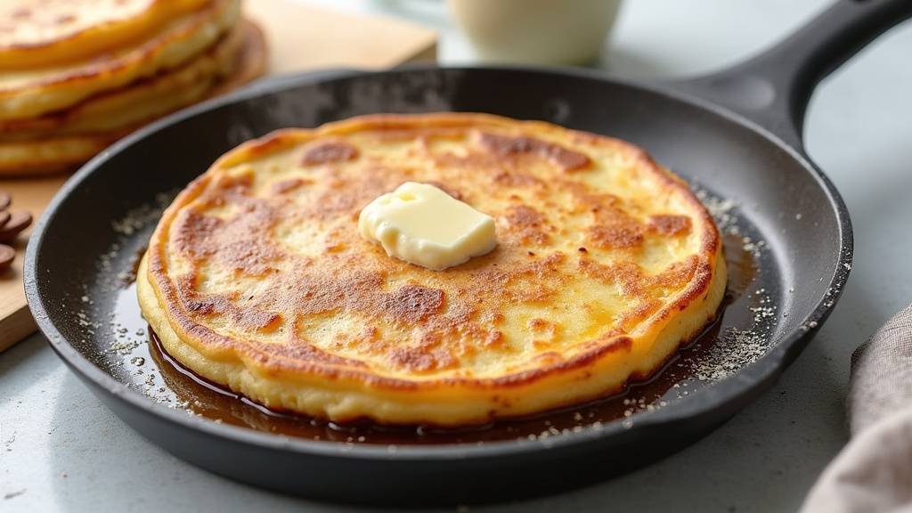 Nettoyage d'une crêpière à plaque antiadhésive avec éponge douce