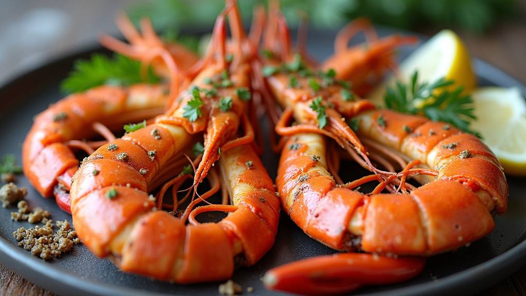 Technique experte de décorticage des pattes d'araignée de mer