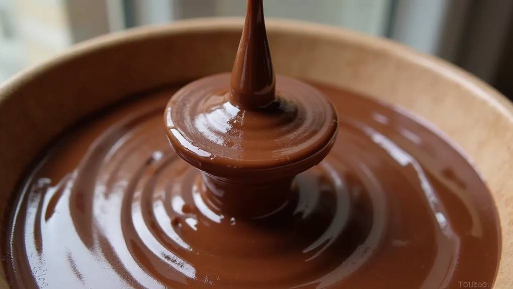 Démontage des pièces d'une fontaine à chocolat
