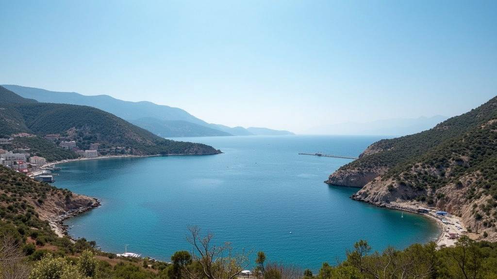 Carte des destinations autour de Foça en Turquie