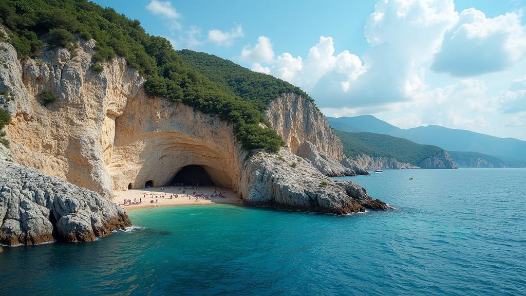 Embarcadère de Gökçeada au lever du soleil
