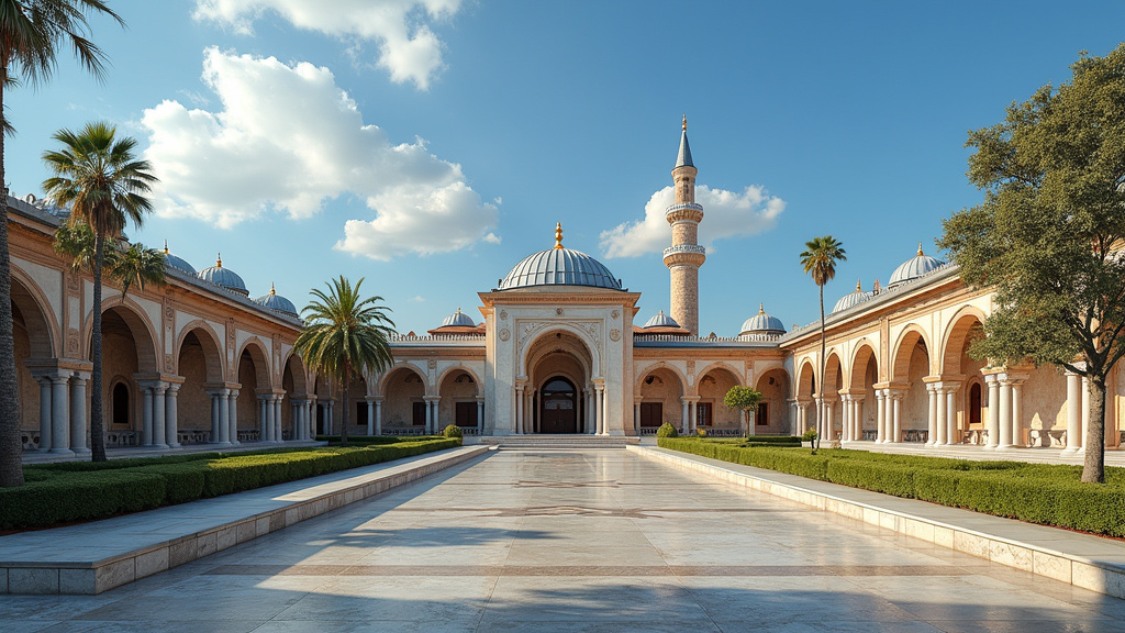 Entrée principale du Palais de Topkapi avec des visiteurs