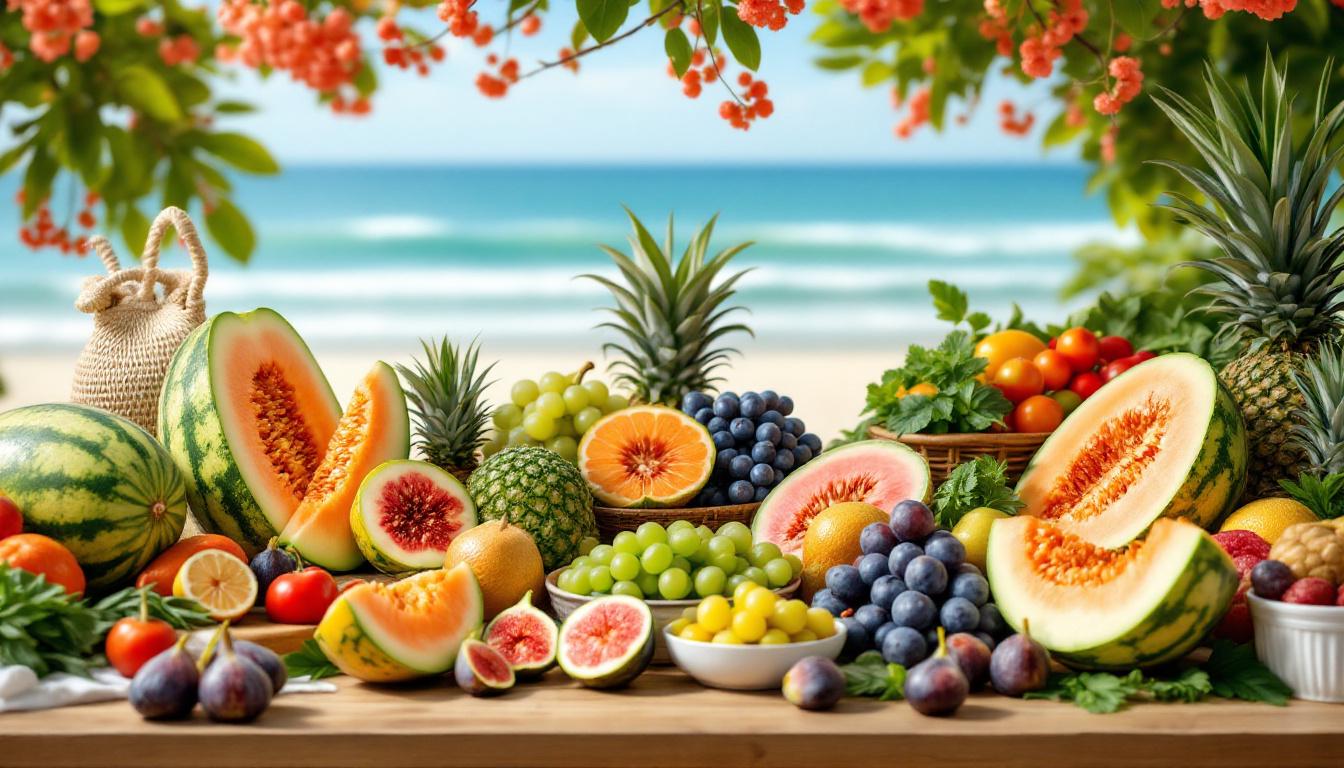 Plateau de fruits de mer frais en été à Antalya
