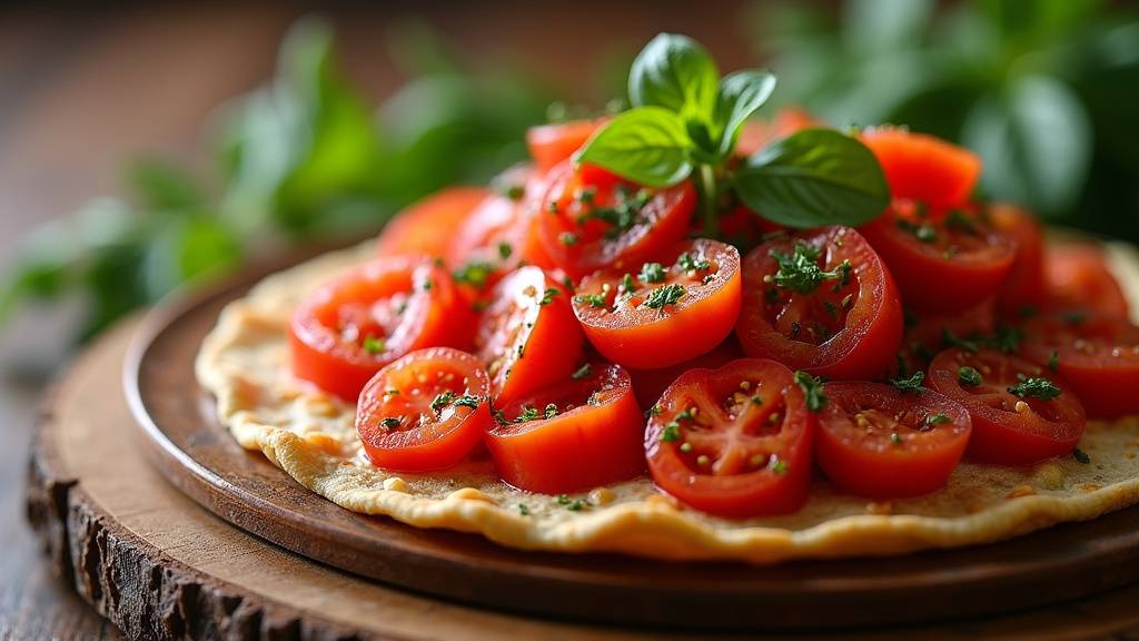 Bol d'ezme turc servi avec du pain pide et d'autres mezzés