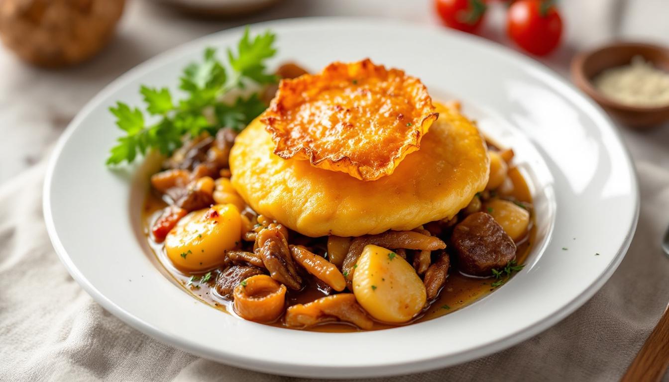 Riz au lait turc gratiné au four avec sa belle couleur dorée
