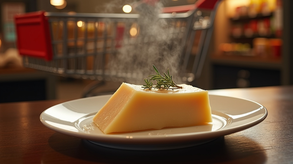 Démonstration du foie gras halal disponible dans un rayon de supermarché