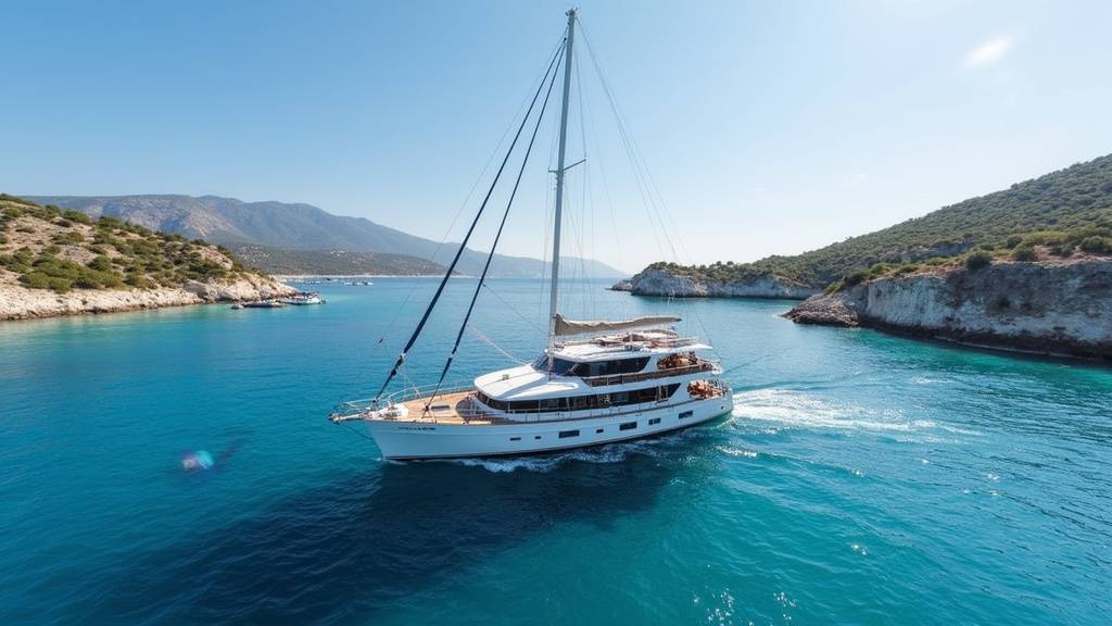 Goélette traditionnelle turque en bois