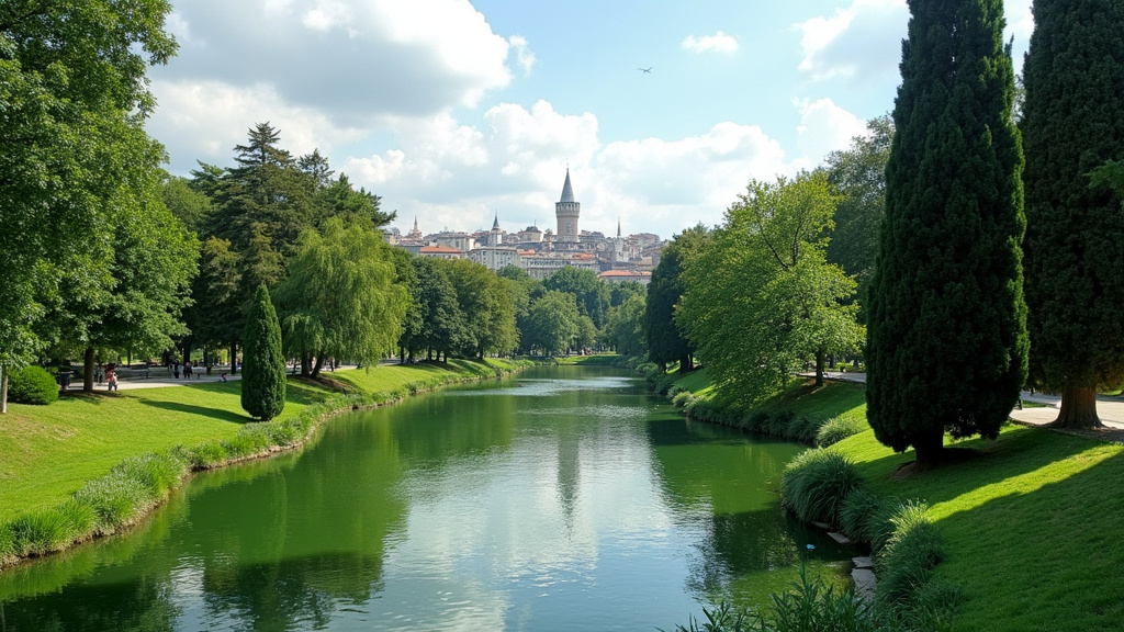 Gülhane Park avec ses allées ombragées et ses fontaines historiques