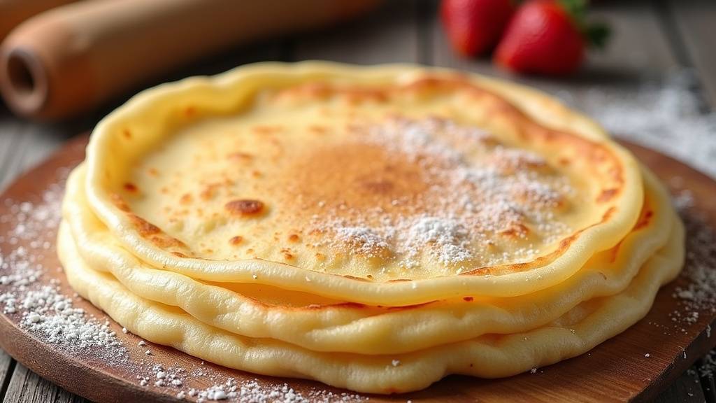 Ingrédients pour une pâte à crêpe parfaite disposés sur une table