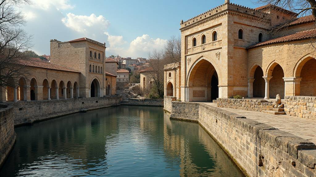 Panorama du lac d'Iznik sous un ciel clair