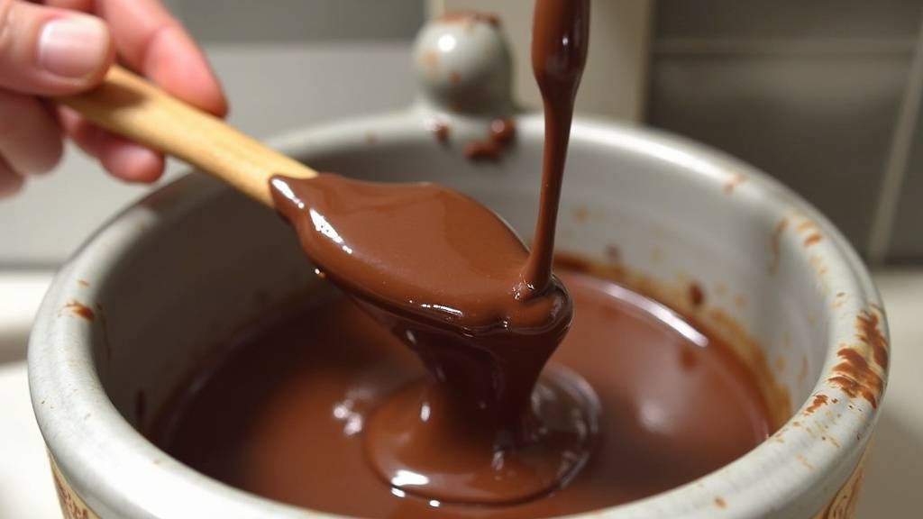 Matériel de nettoyage pour fontaine à chocolat