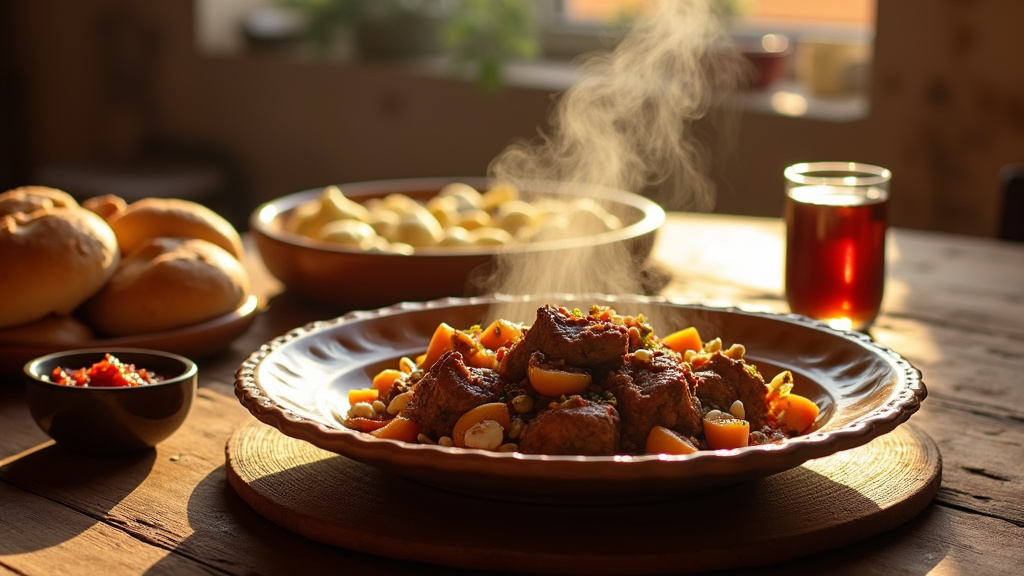 Intérieur chaleureux d'un restaurant halal à Metz