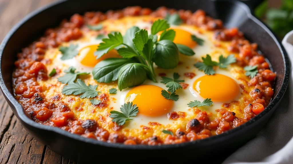 Comparaison visuelle entre menemen et shakshuka