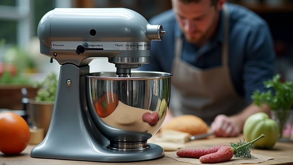 Utilisation d'un mixeur plongeant pour préparer une soupe dans une casserole