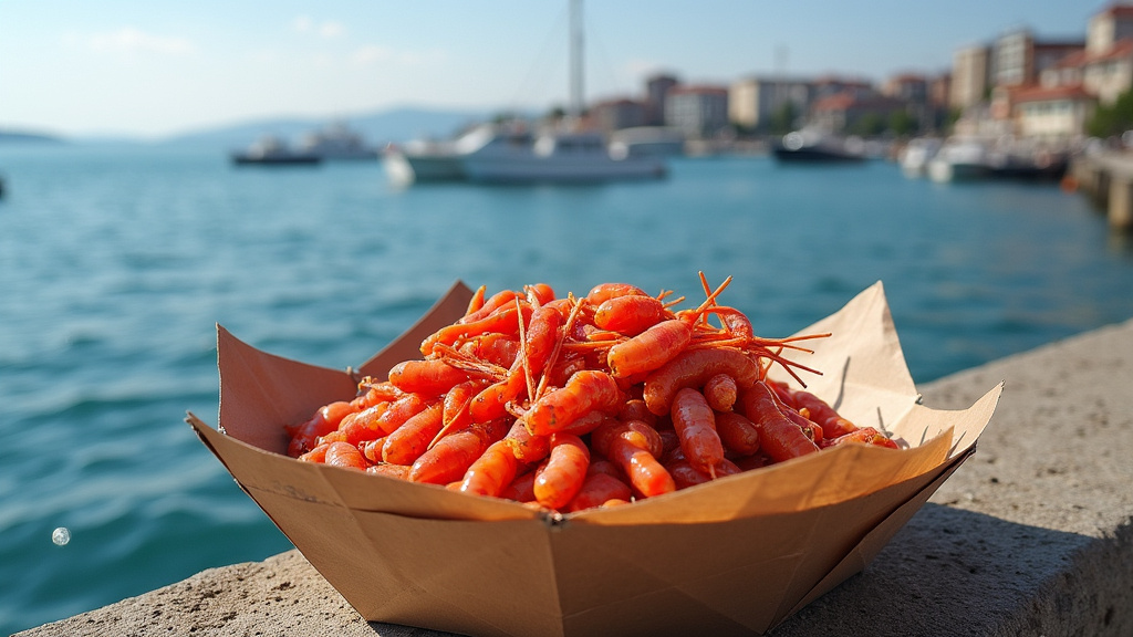Plateau de moules fraîches de Marmara avec sauce tarator
