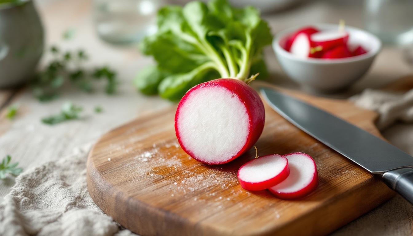 Navet cru fraîchement récolté dans un panier en osier