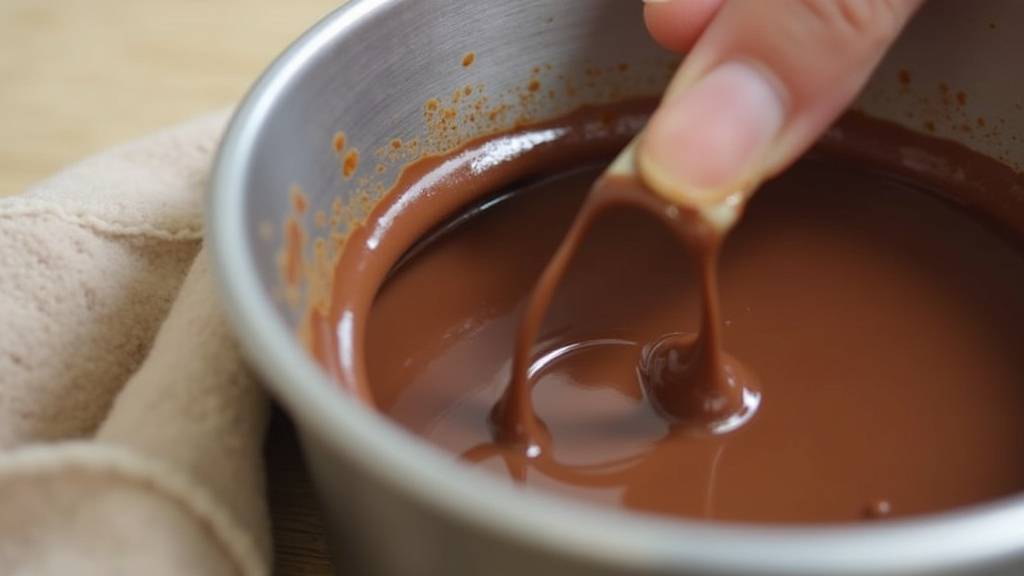 Nettoyage de la cuve et de la base d'une fontaine à chocolat