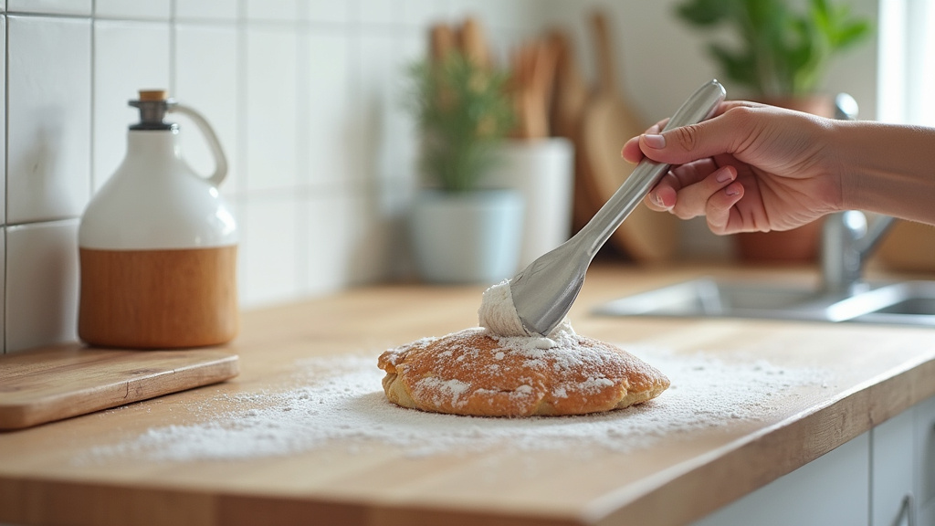 Cuisine élégante avec meubles brillants nettoyés selon les conseils donnés