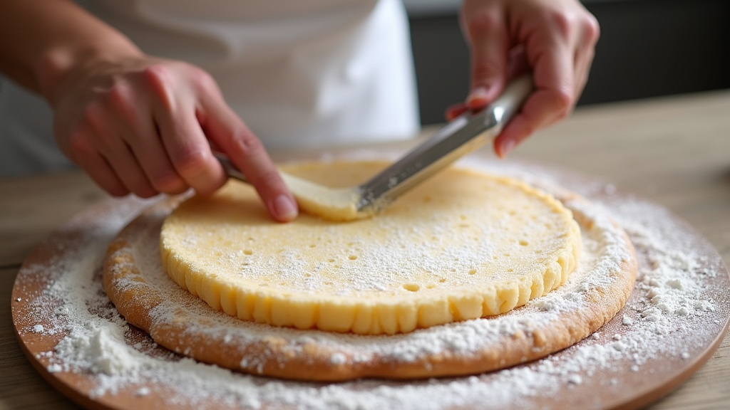Application de pâte de bicarbonate sur les plaques d'un gaufrier