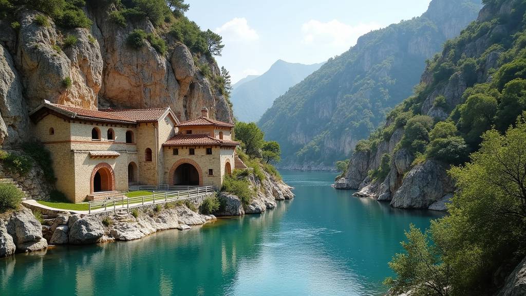 Terrasses blanches de Pamukkale sous le soleil avec bassins minéraux