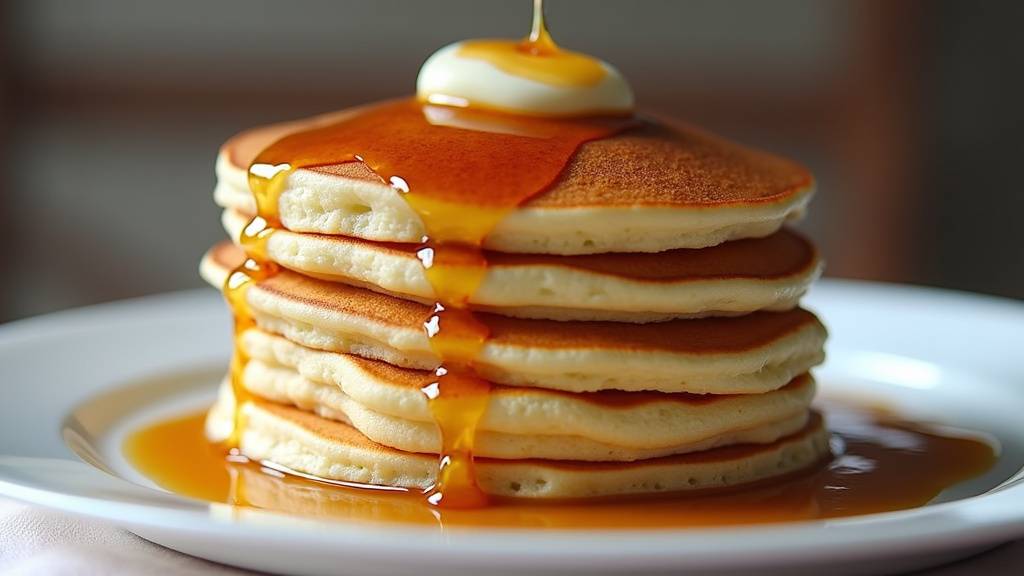 Ingrédients naturels pour des pancakes sans levure