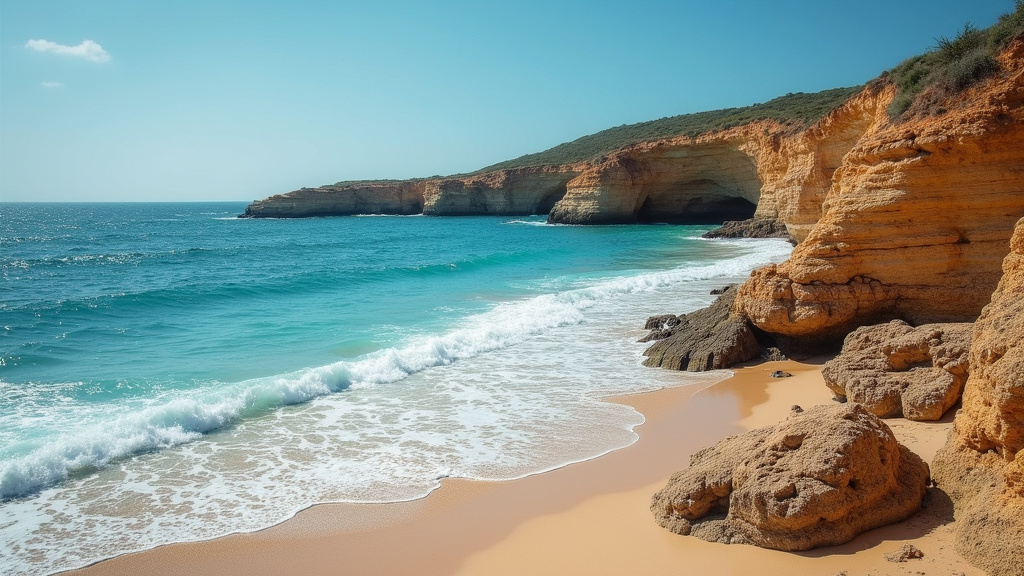 Vue aérienne spectaculaire de la plage de Patara et ses dunes dorées
