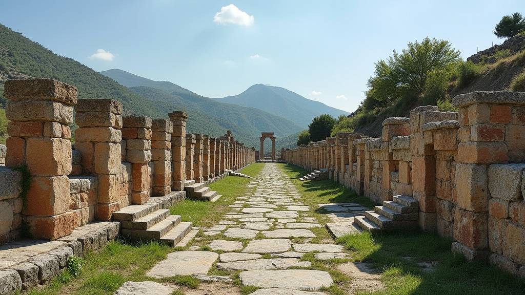 Carte de l'empire phrygien antique en Anatolie