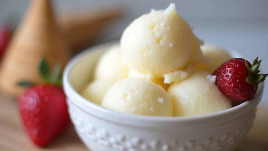 Préparation de base pour glace maison en cours de maturation