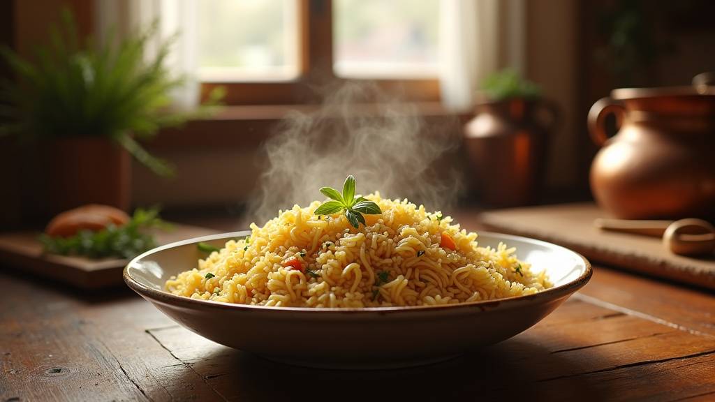 Différentes tailles de boulgour dans des bols en bois