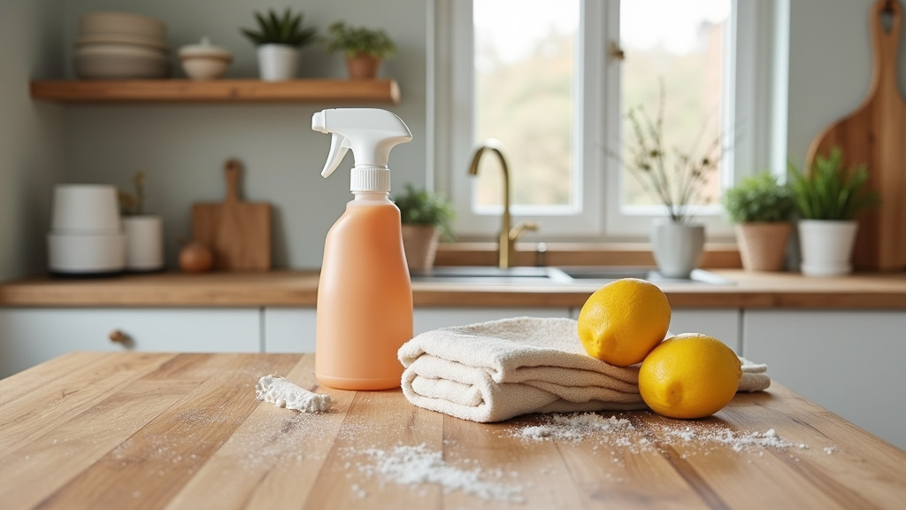 Processus de rénovation d'un meuble laqué avec produits de polissage