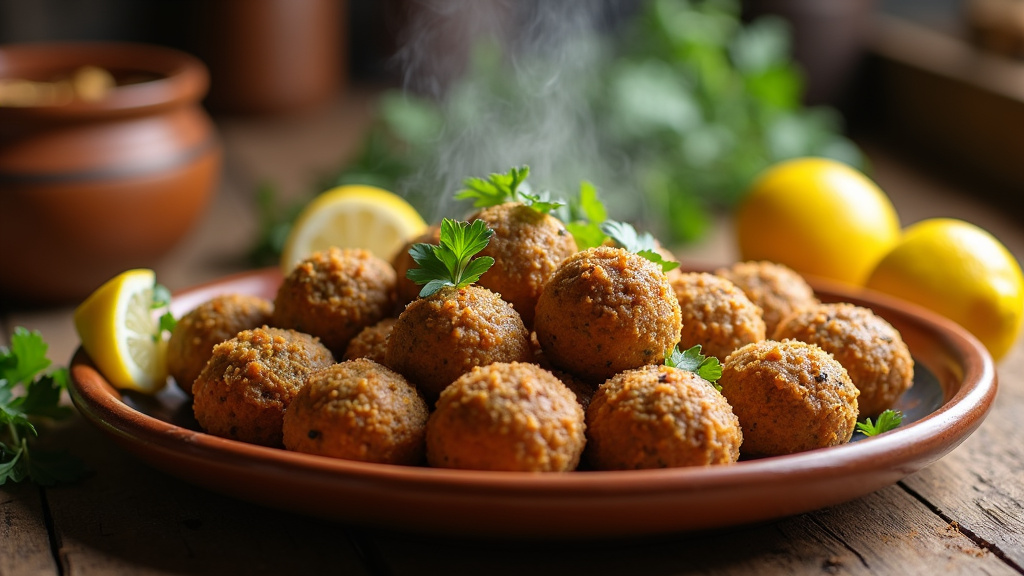 Processus de façonnage des Içli Köftes avec pâte de boulgour et garniture