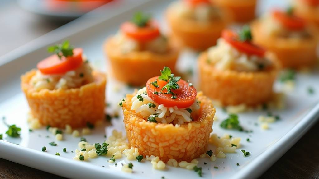 Roulés de tortillas et rouleaux de printemps présentés sur un plateau blanc