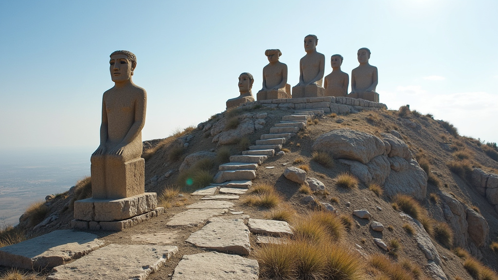 Route sinueuse menant au Mont Nemrut depuis Adıyaman