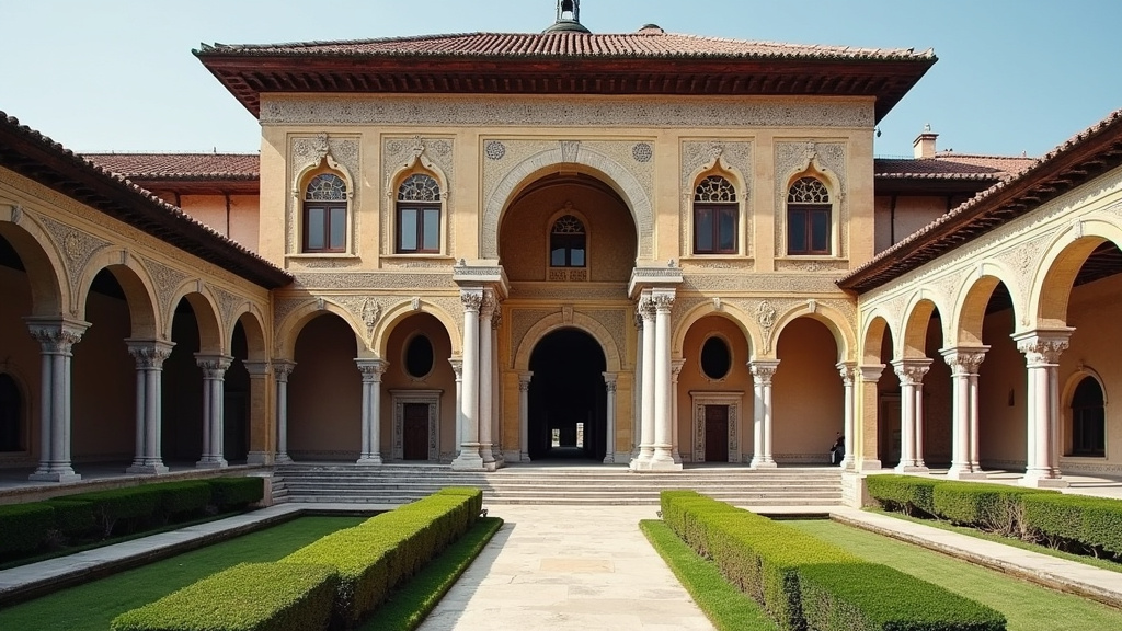 Vue aérienne du quartier de Sultanahmet avec ses monuments historiques