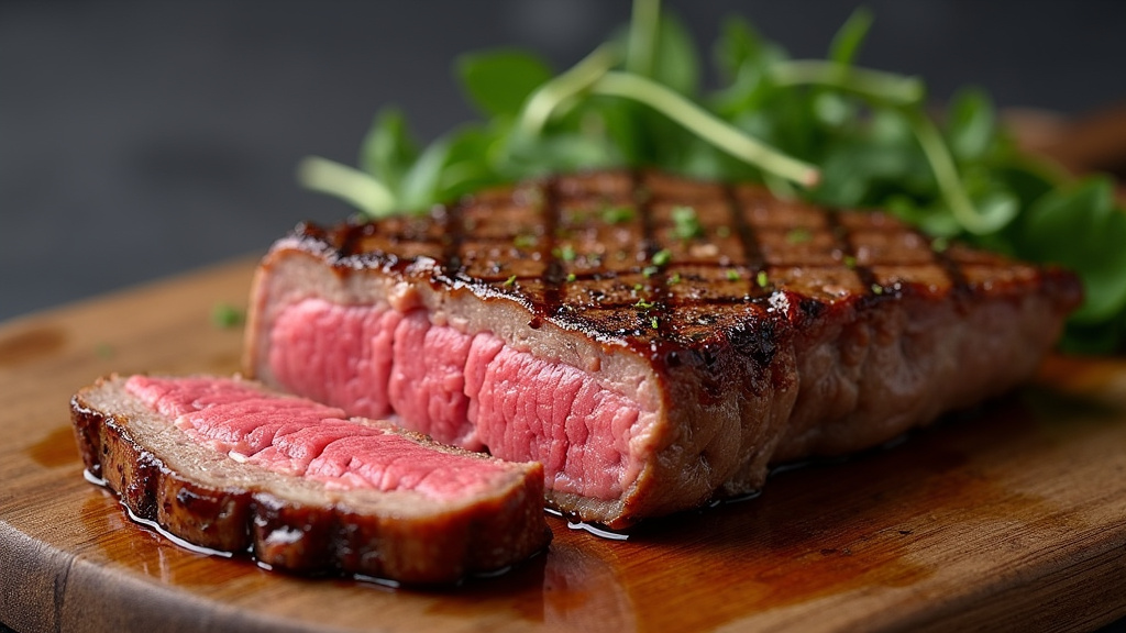 Tataki de thon aux graines de sésame élégamment présenté