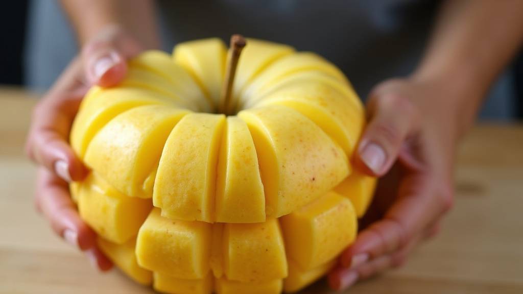 Technique de découpe en cubes de pommes de terre étape par étape