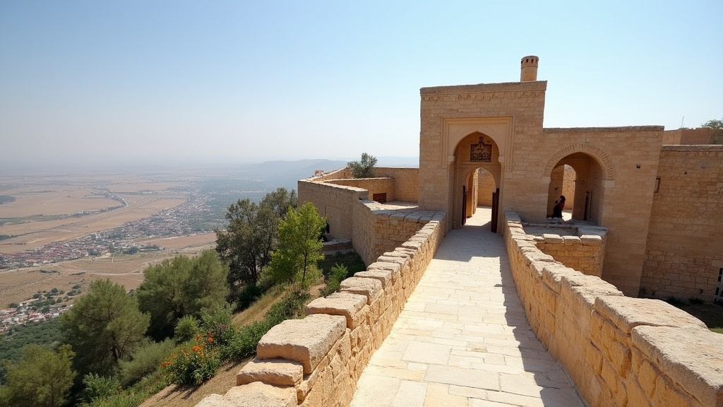 Intérieur de la Grande Mosquée de Mardin avec son dôme segmenté