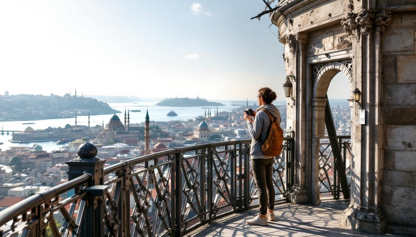 Vue panoramique depuis la Tour de Galata sur Istanbul