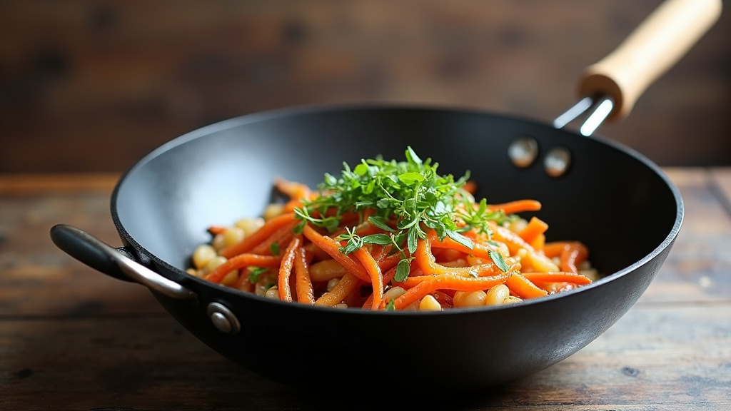 Comparaison des matériaux de wok